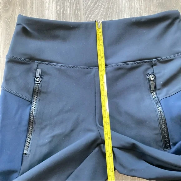 Athleta Stellar Tight Leggings. Black/Navy Work/Travel Pant. Sz XS - Picture 10 of 11